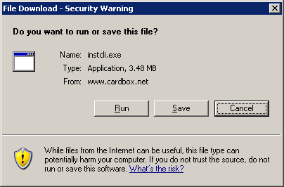 cannot run downloaded exe files